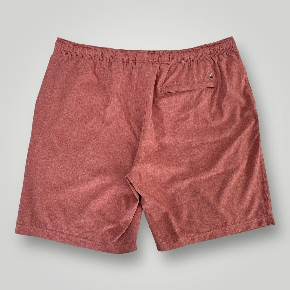 Tailor Vintage Shorts Mens‎ 2XL Red Drawstring Swim Trunks Liner 19.5x9 Stretch